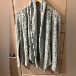 Calypso St Barth Women's Light Blue Knit Sweater 100% cashmere